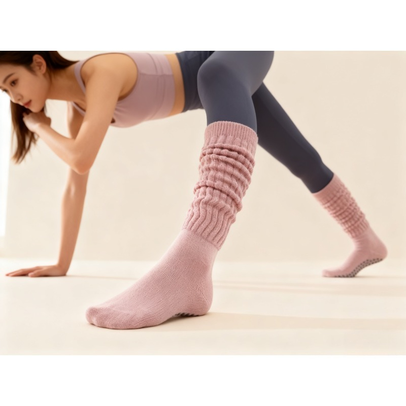 Pilates Yoga Youtube - Chaussettes de Pilate antidérapantes en coton