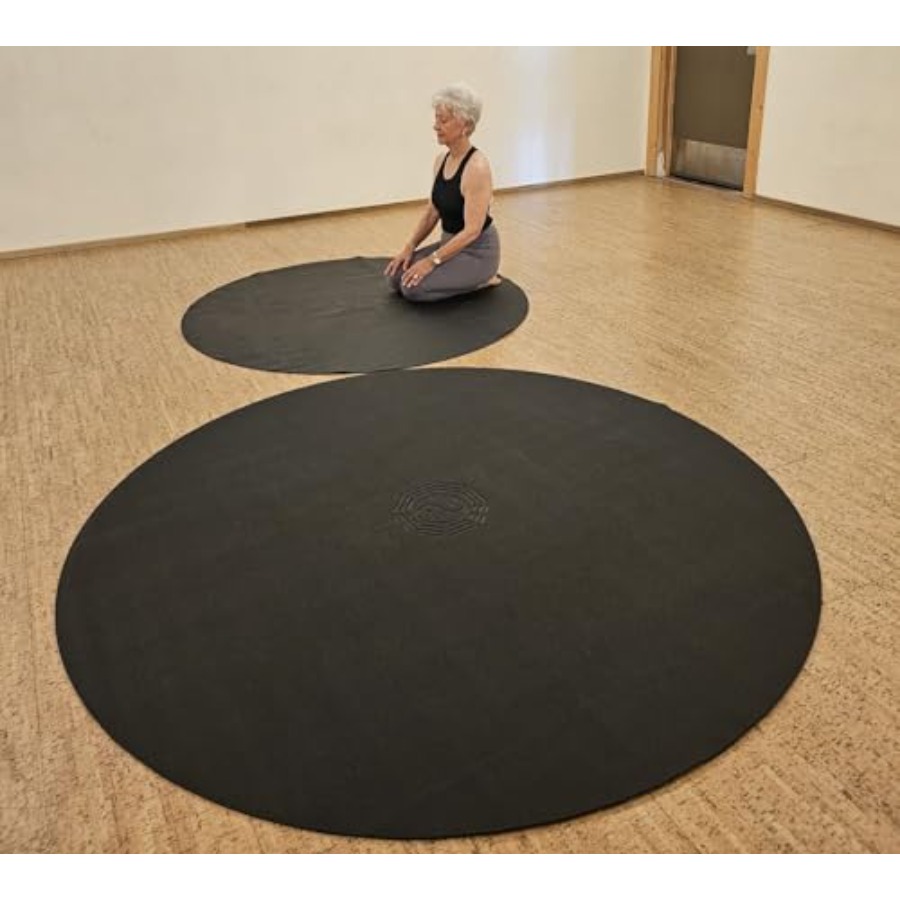 Pilates Yin Yoga - Tapis de yoga rond de 72