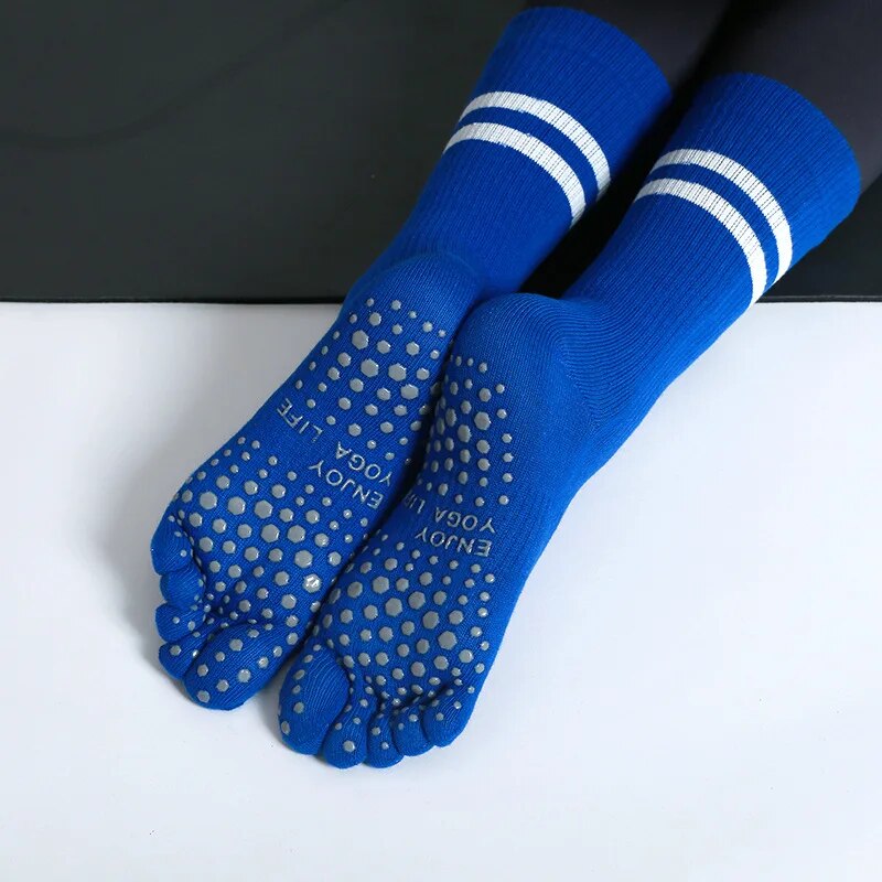 Pilates Yoga Youtube - Chaussettes de Yoga respirantes pour femmes,