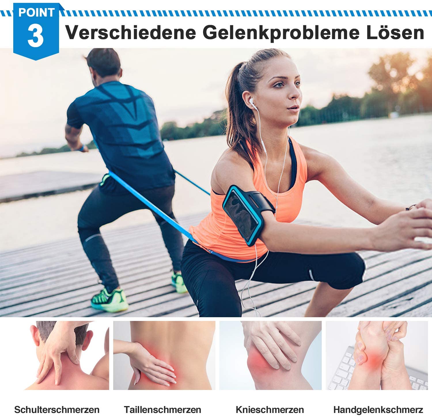 Bandes de Fitness élastiques 3 - Pilates Yoga Board avis et prix
