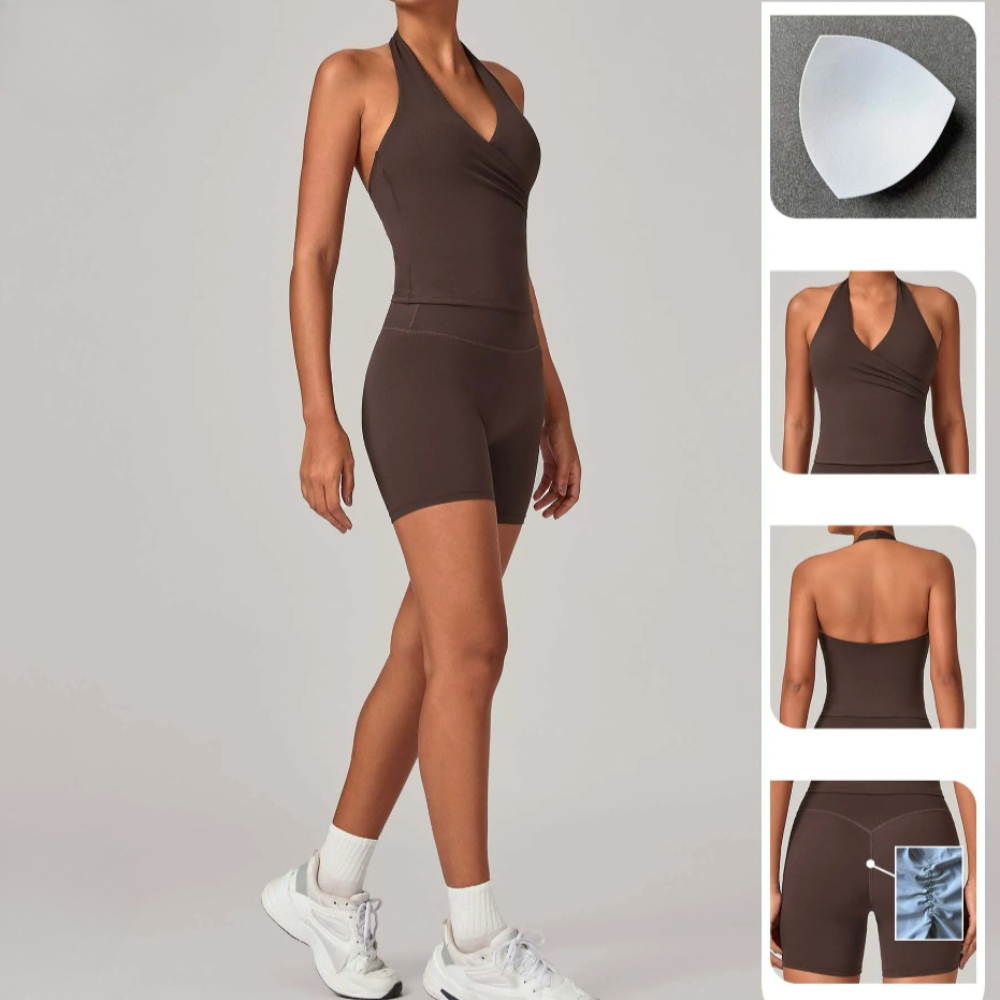 Ensemble de sport 2 pièces pou - Pilates Yoga Set avis et prix