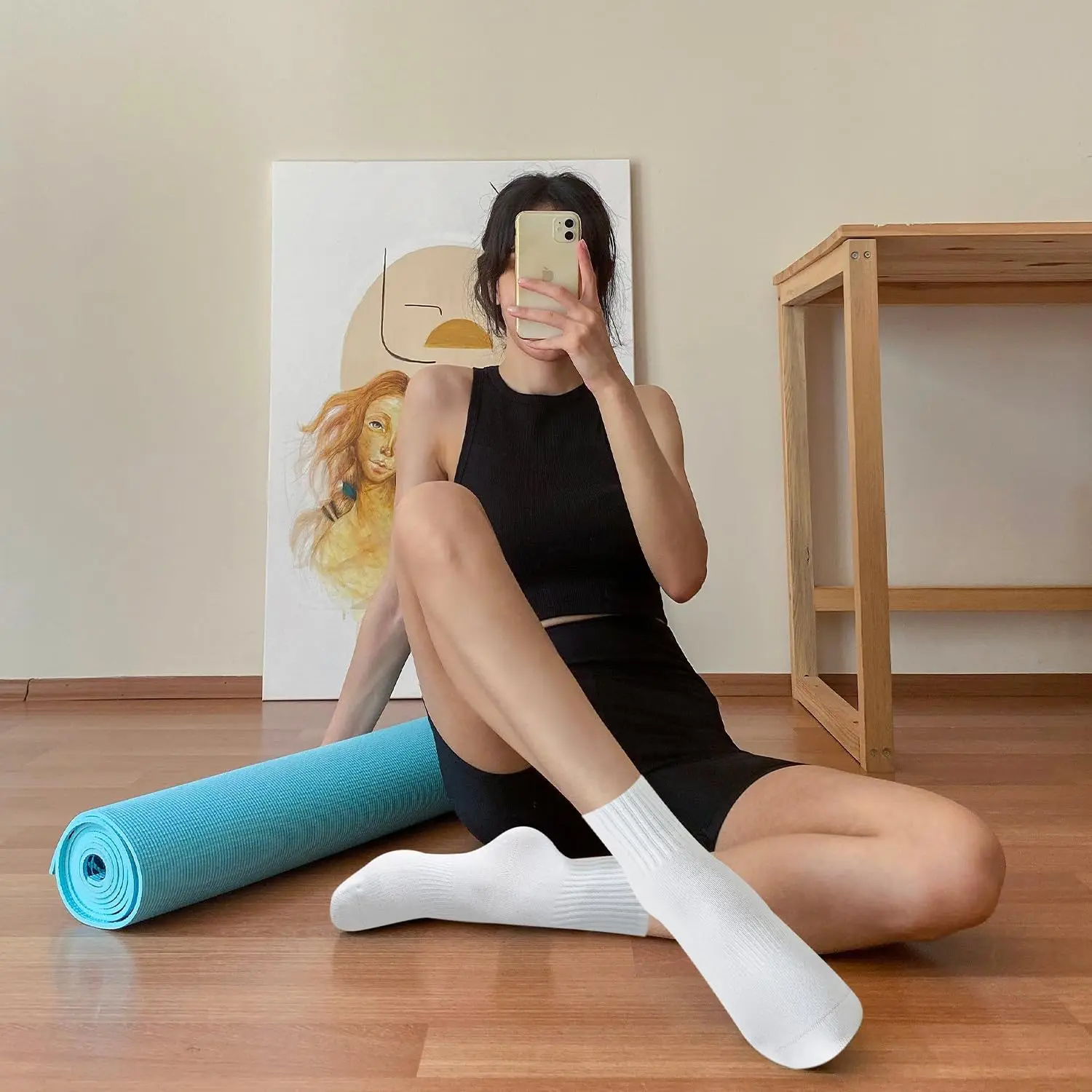 4 paires de chaussettes de yog - Pilates & Yoga Unleashed Studio Tuckahoe avis et prix