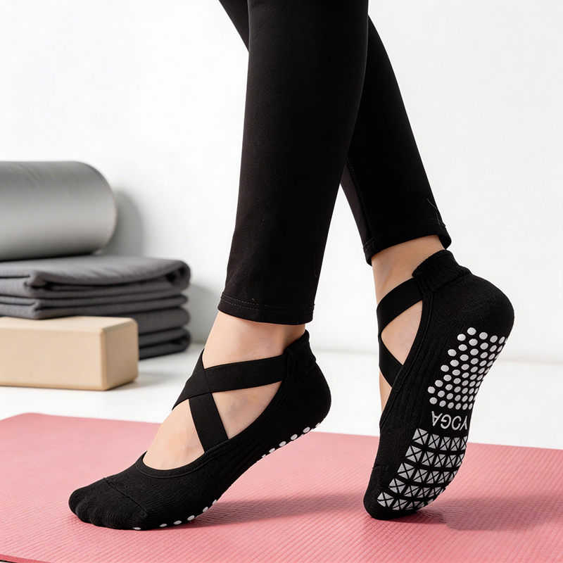 Chaussettes de yoga antidérapa - Pilates Yoga Sport avis et prix